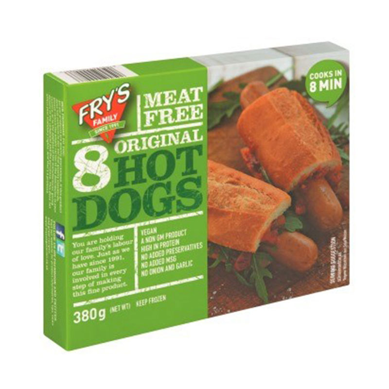 Fry's Original Hot Dogs 360g Crystal Frozen and Chilled Foods Ltd.